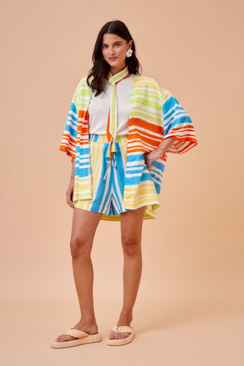 Kimono Tropicos Estampado - foto 1