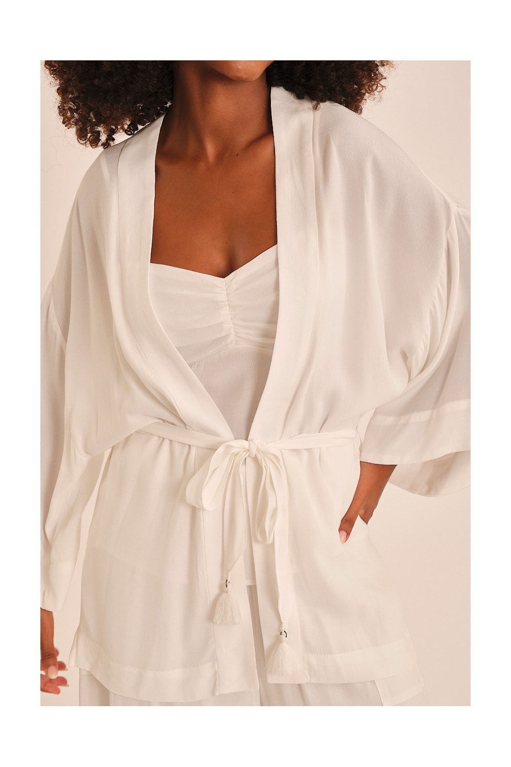 Kimono Viscose Peach Off