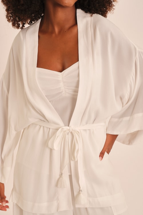 Kimono Viscose Peach Off - foto 2