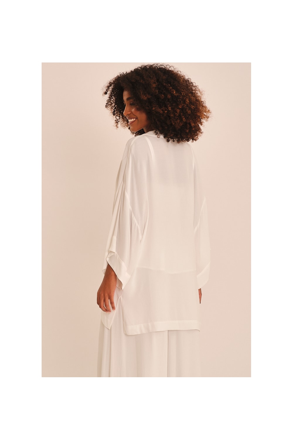 Kimono Viscose Peach Off