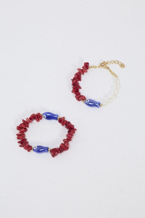 Kit Pulseira Peixes Dourado - foto 1
