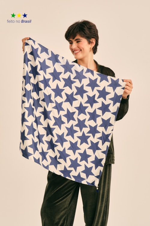 Lenco Estrelas Estampado - foto 2