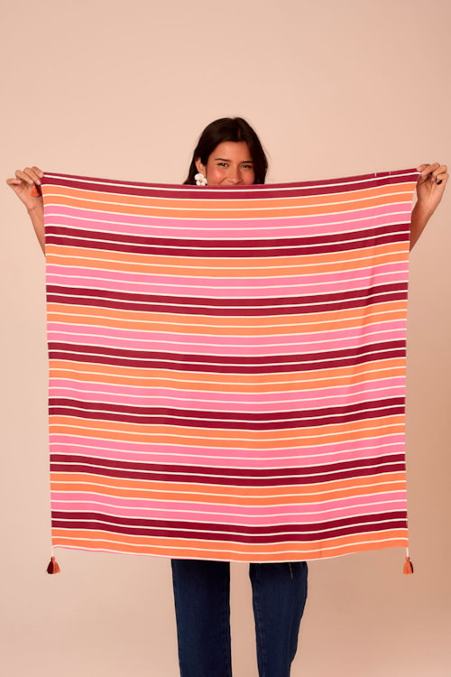 Lenco Listras Sunset Estampado - foto 89