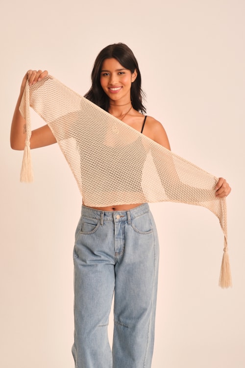Lenco Tricot Areia - foto 2