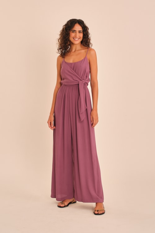 Macacao Cropped Layla Roxo Lavanda - foto 1