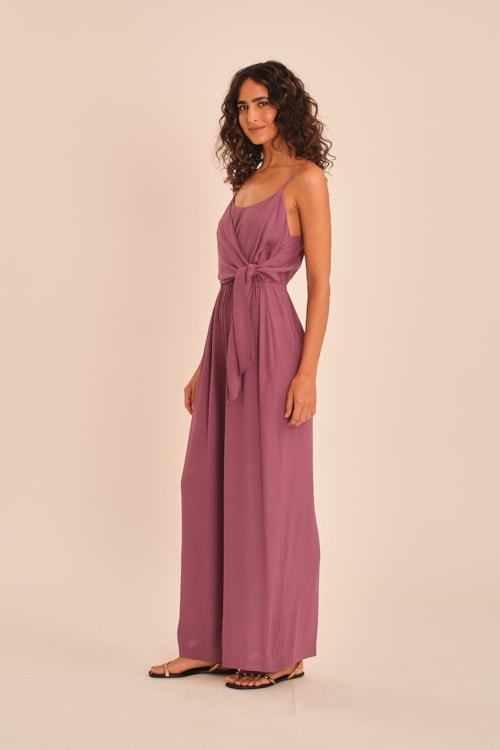 Macacao Cropped Layla Roxo Lavanda - foto 4