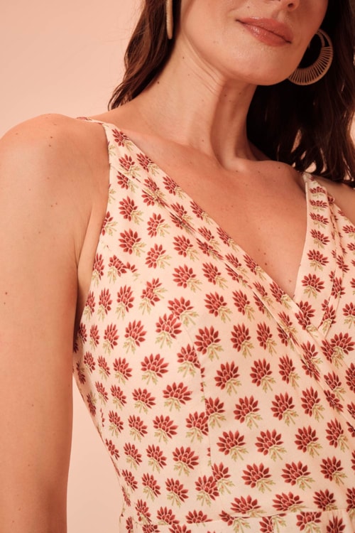 Macacao Flor Batik Estampado - foto 5