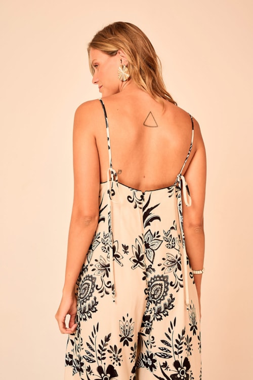 Macacao Floral Arabesco Estampado - foto 4