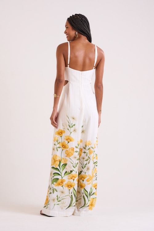 Macacao Floral Canola Estampado - foto 4