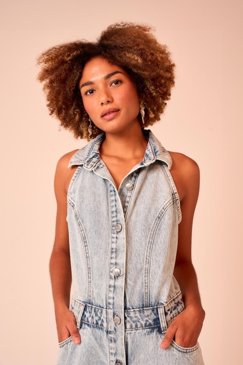 Macacao Jeans Marine Jeans - foto 4