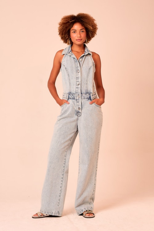 Macacao Jeans Marine Jeans - foto 1