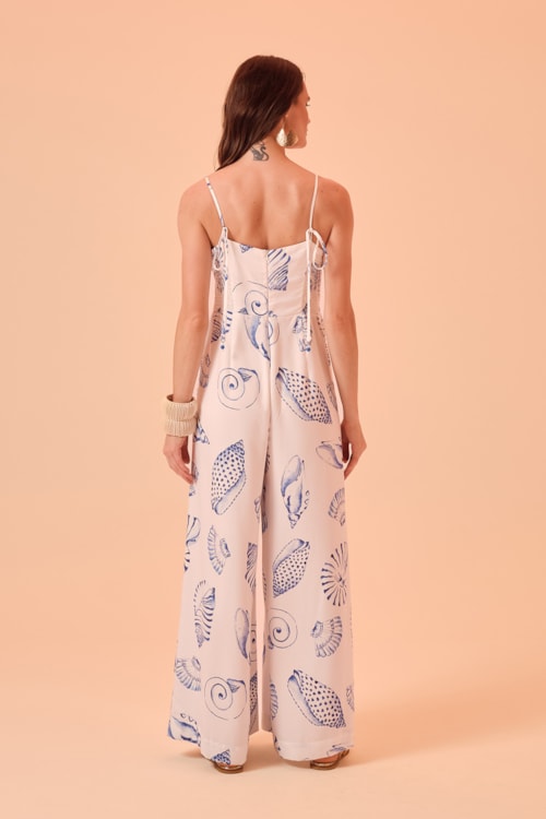 Macacao Pantalona Oceanica Estampado - foto 4