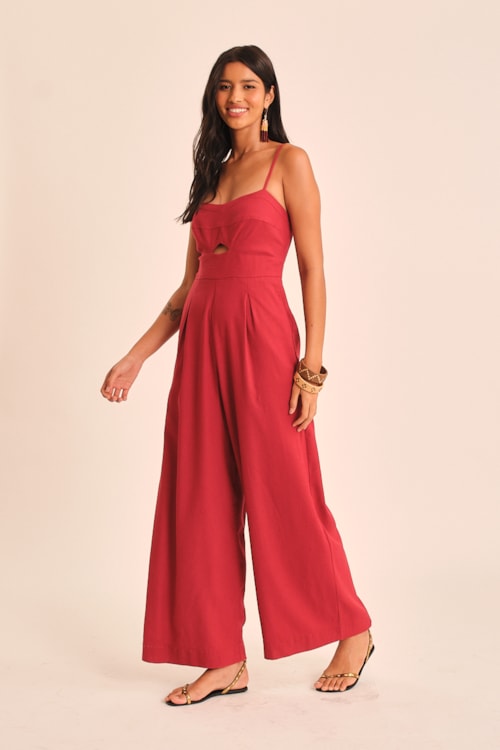 Macacao Poente Vermelho Hibisco - foto 3