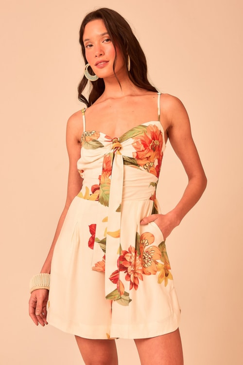 Macaquinho Floral Frescor Estampado - foto 1