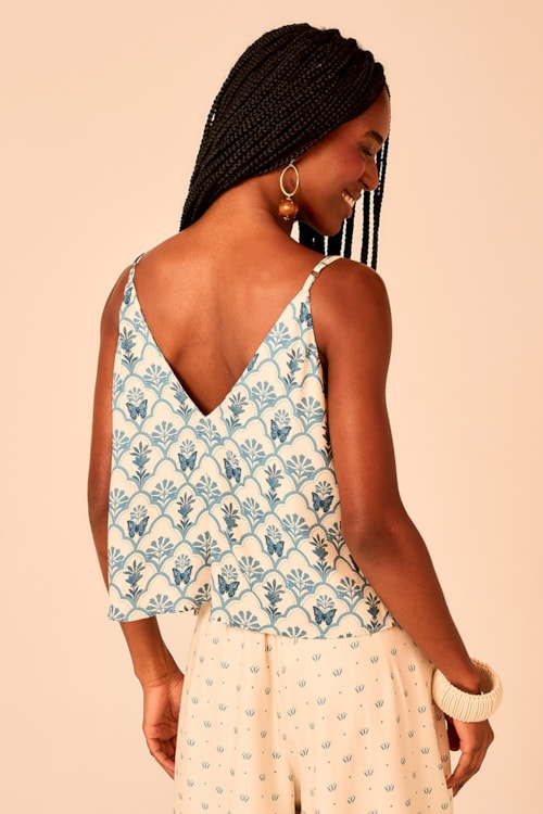 Regata Boho Blue Estampado - foto 4