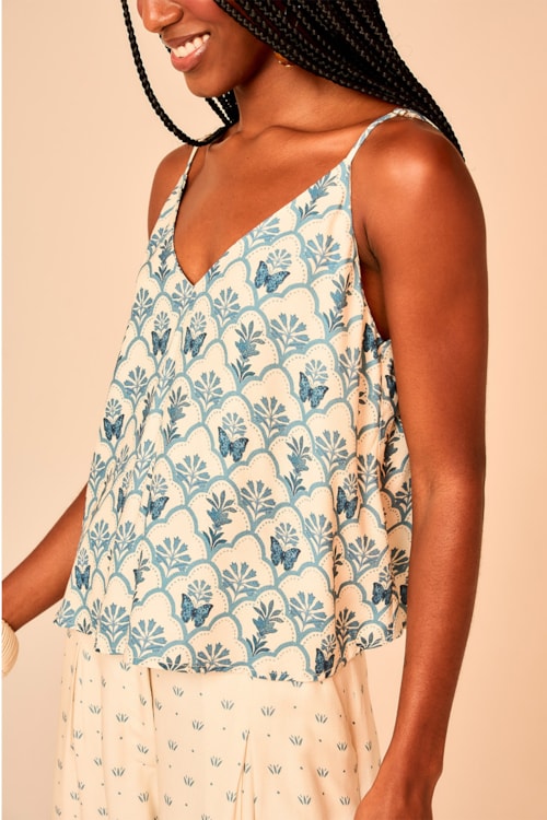 Regata Boho Blue Estampado - foto 1