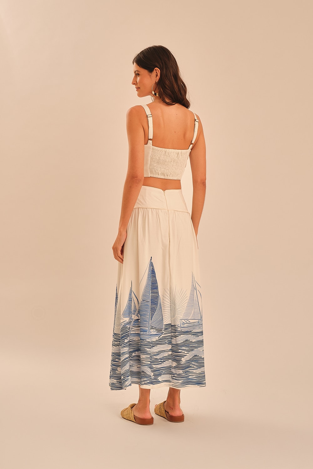 Saia Caravelas Estampado