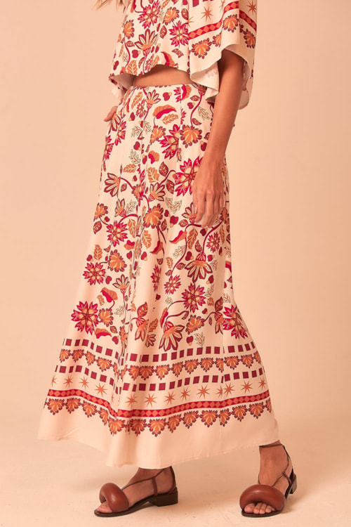 Saia Cropped Alba Estampado - foto 4