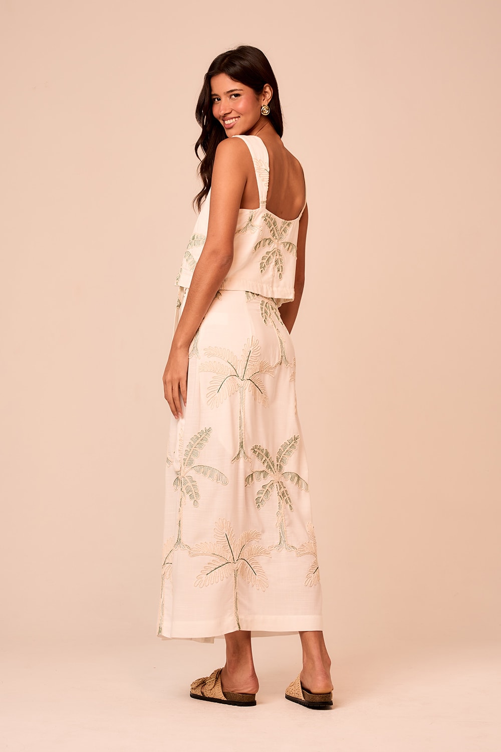 Saia Cropped Coqueiral Off
