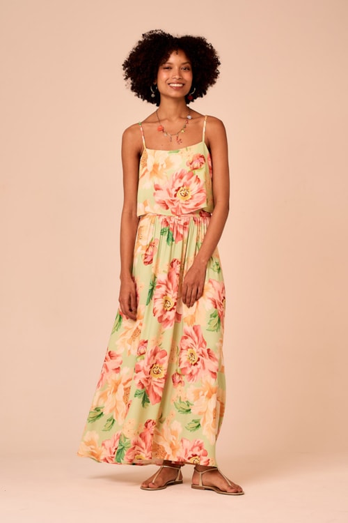 Saia Floral Napoli Estampado - foto 1
