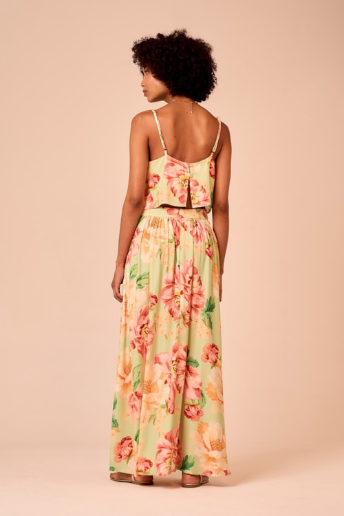 Saia Floral Napoli Estampado - foto 3