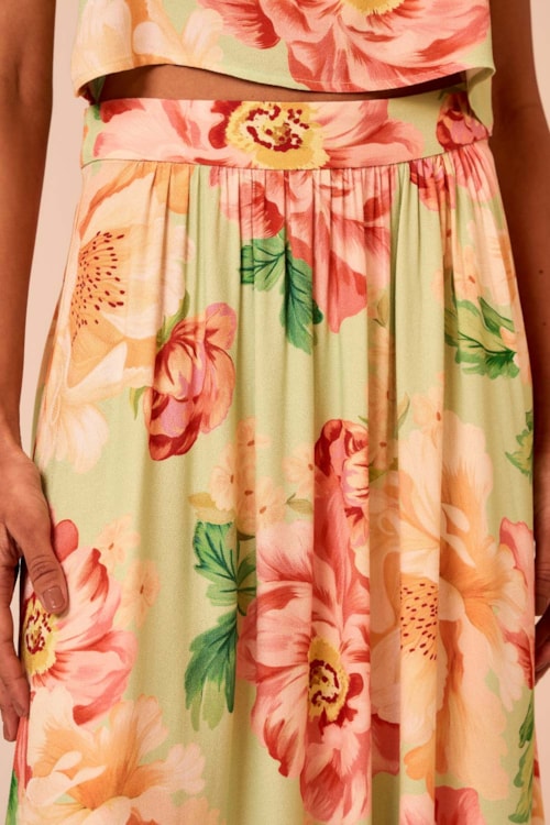 Saia Floral Napoli Estampado - foto 4