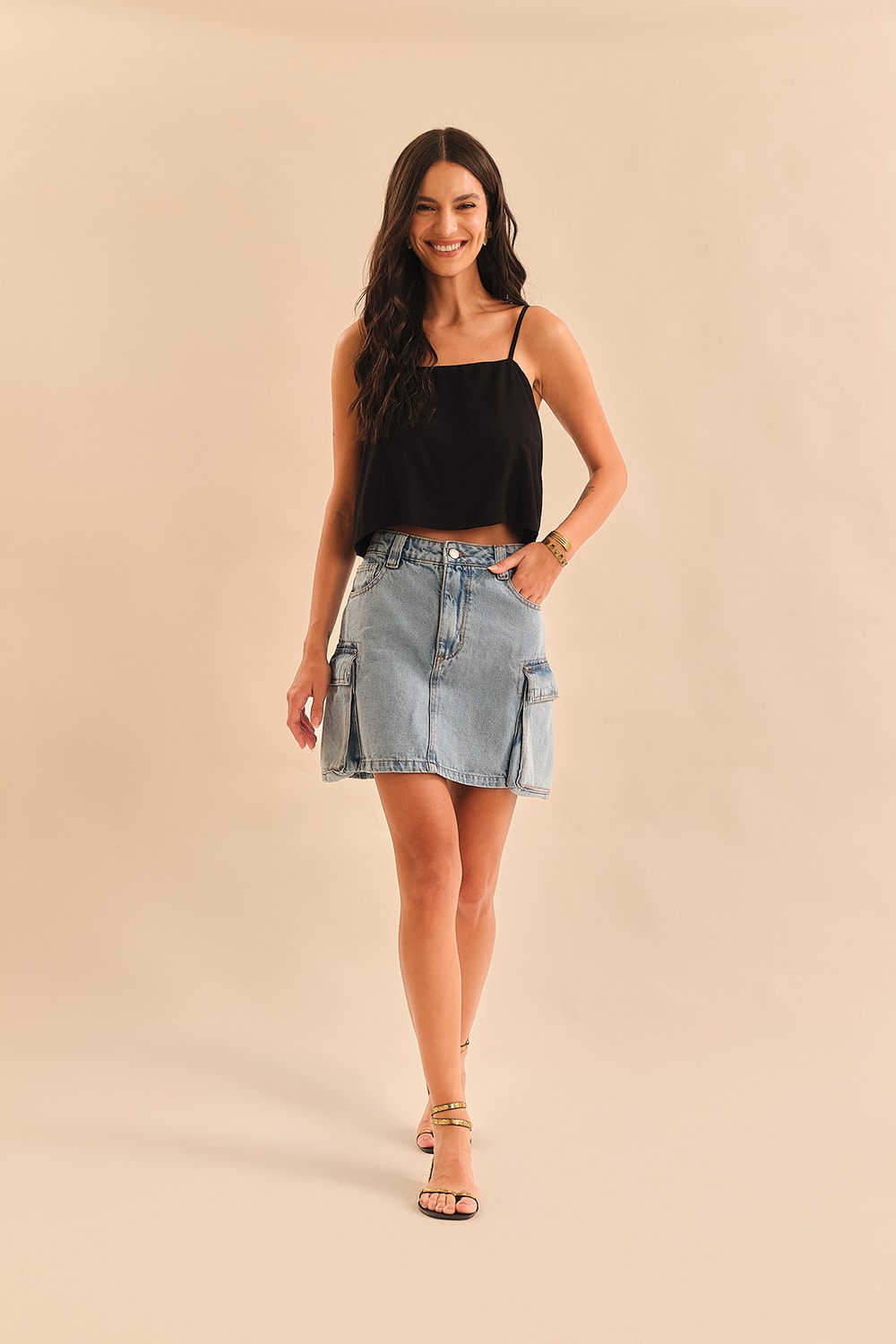 Saia Jeans Majorelle Jeans