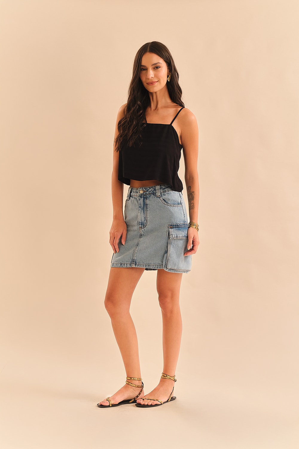 Saia Jeans Majorelle Jeans
