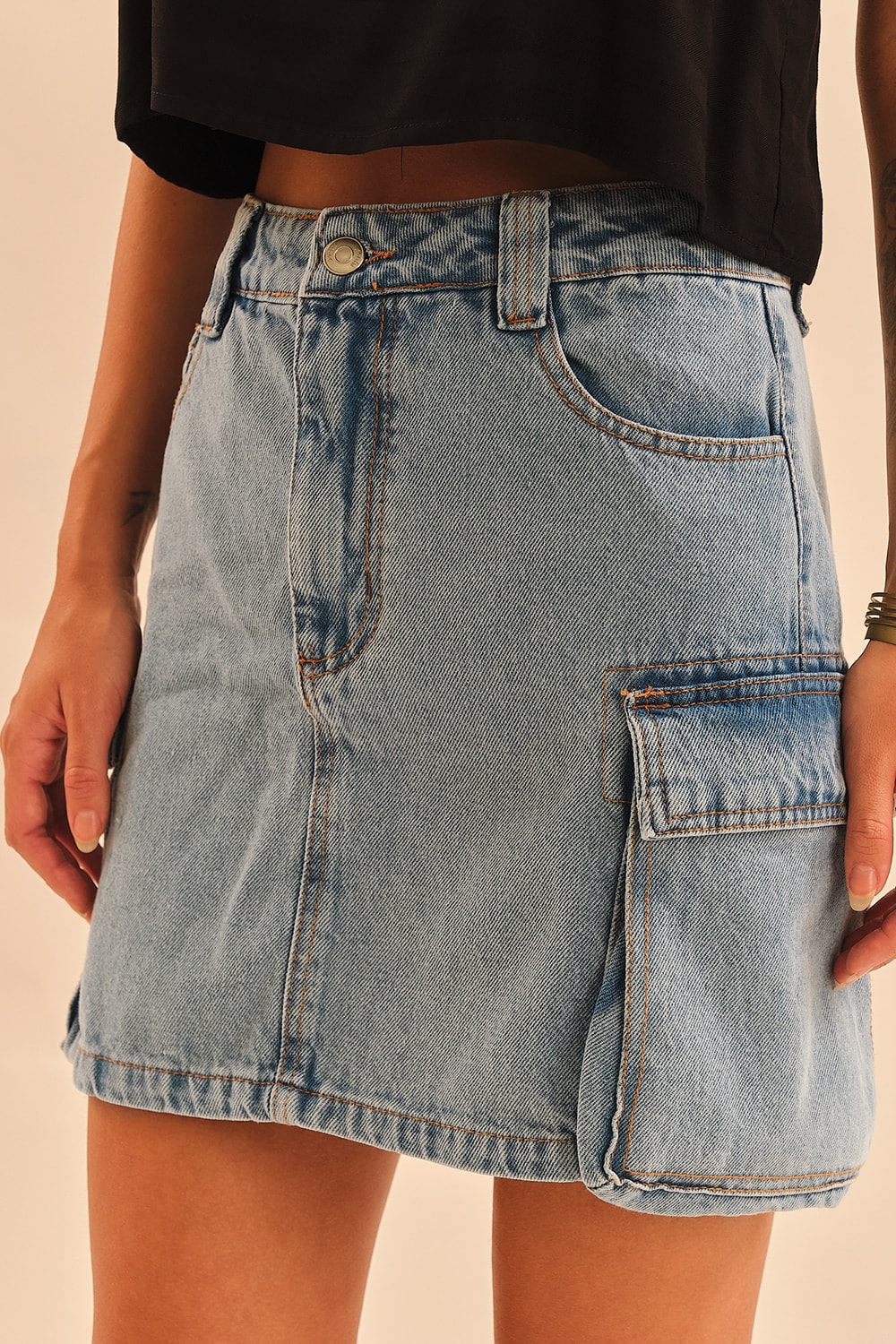 Saia Jeans Majorelle Jeans