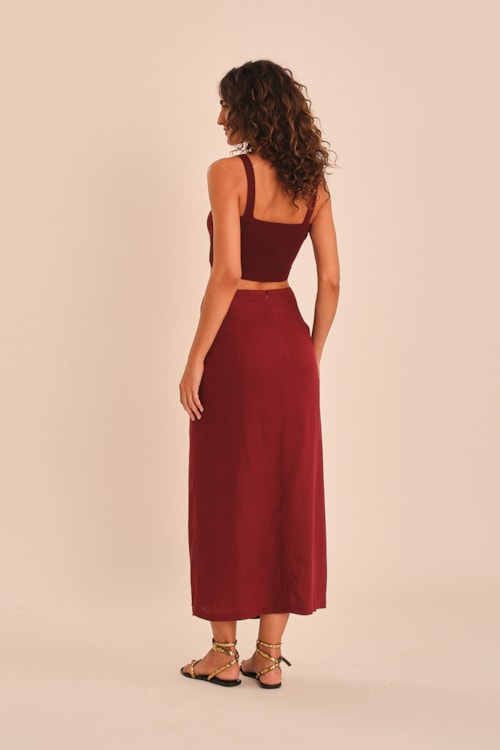 Saia Tropic Vinho Tamara - foto 2