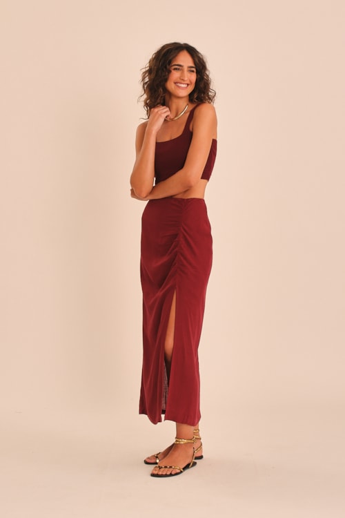Saia Tropic Vinho Tamara - foto 4