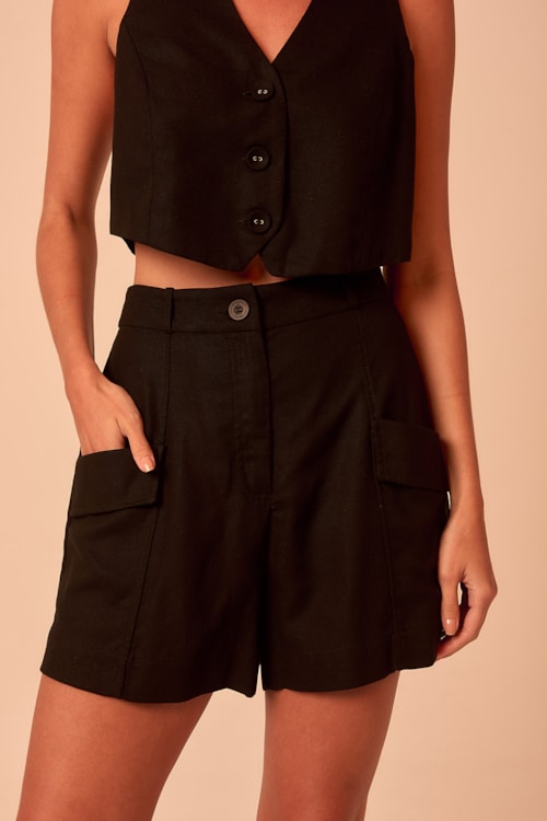 Short Essencial Black Preto - foto 3