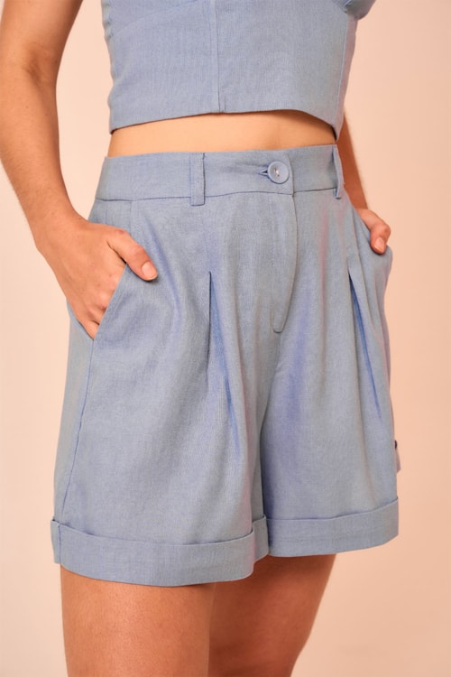 Short Jasmim Azul - foto 4