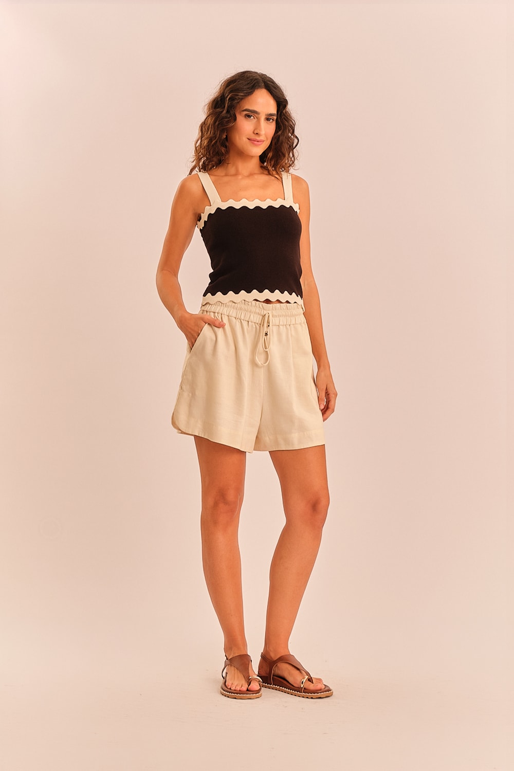 Short Linho Solare Off