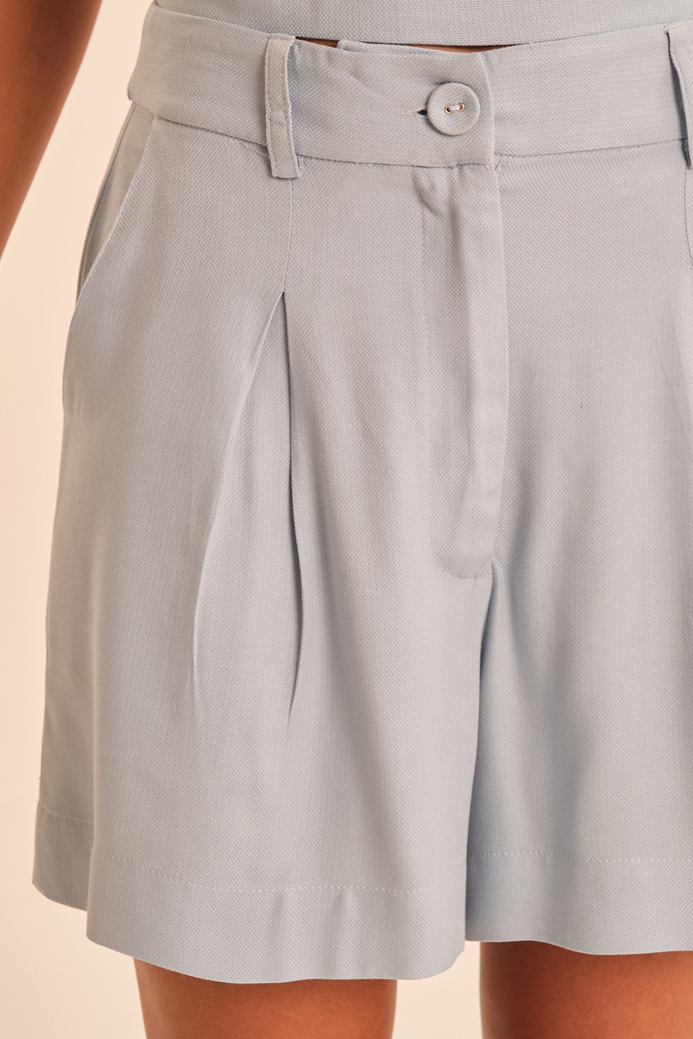 Short Majorelle Piquet Azul Majorelle