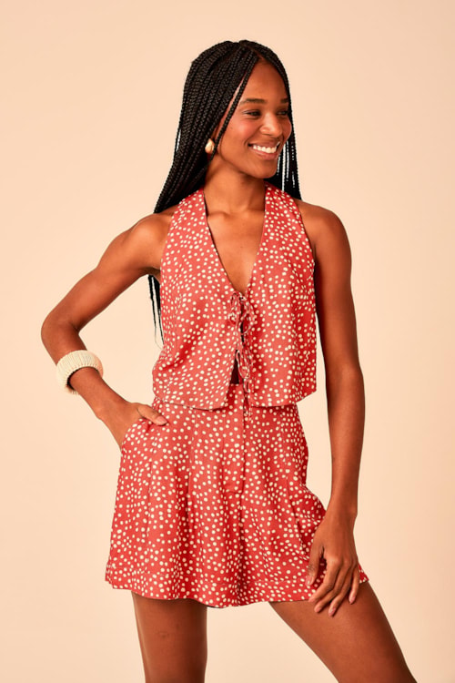 Short Poa Chilli Estampado - foto 1