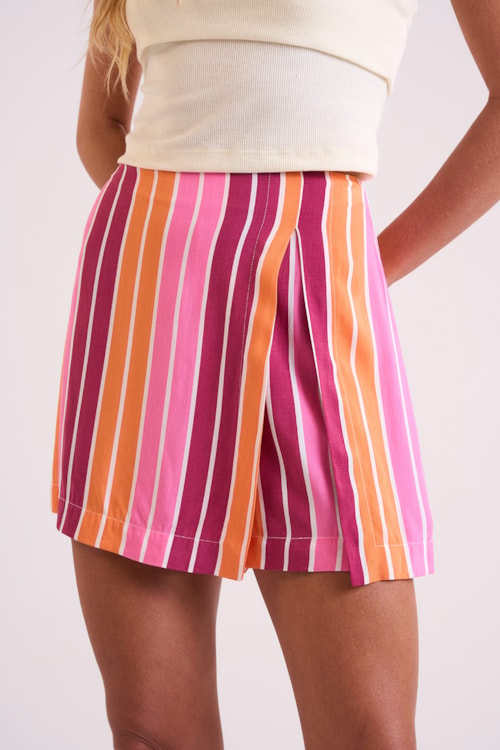 Short Saia Listra Sunset Estampado - foto 2