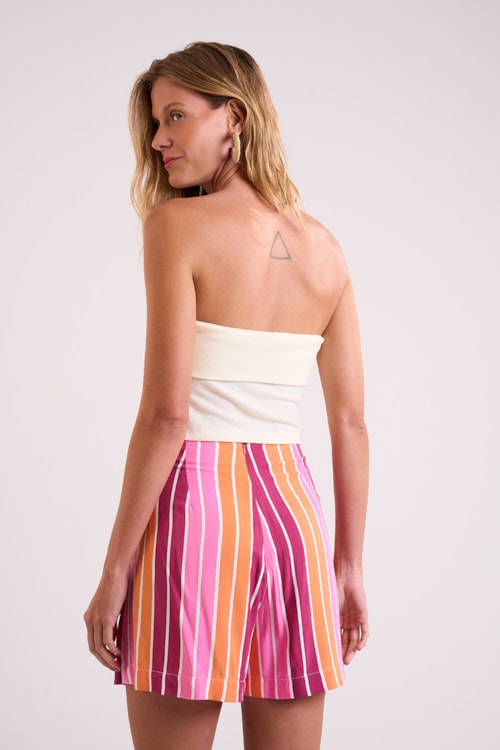 Short Saia Listra Sunset Estampado - foto 4