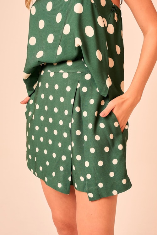 Short Saia Poa Degrade Estampado - foto 2