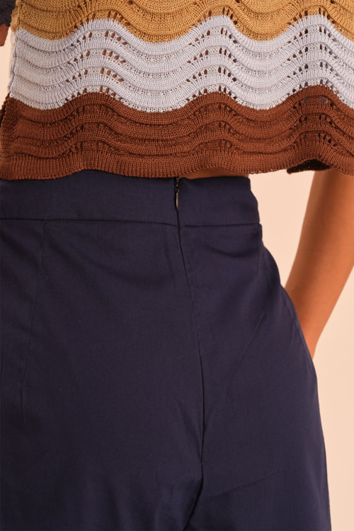 Short Sierra Navy Azul Royal - foto 3