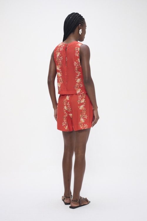 Short Tinto De Verano Estampado - foto 3