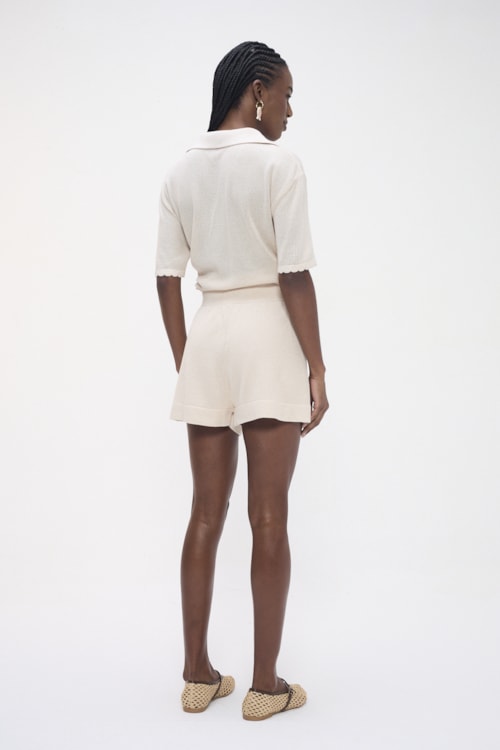 Short Tricot Sardine Perola - foto 3