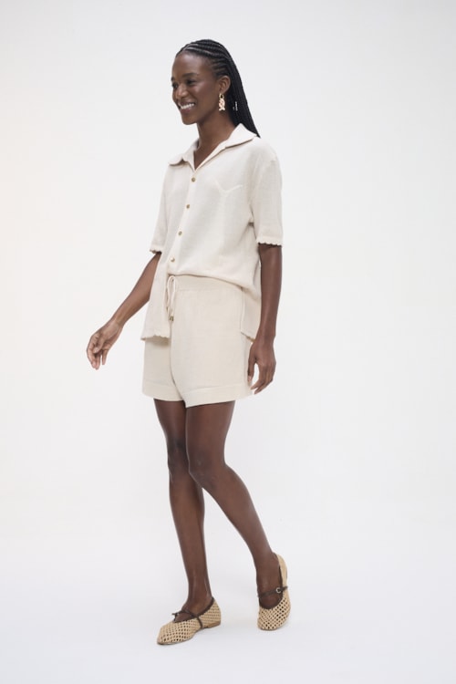 Short Tricot Sardine Perola - foto 6