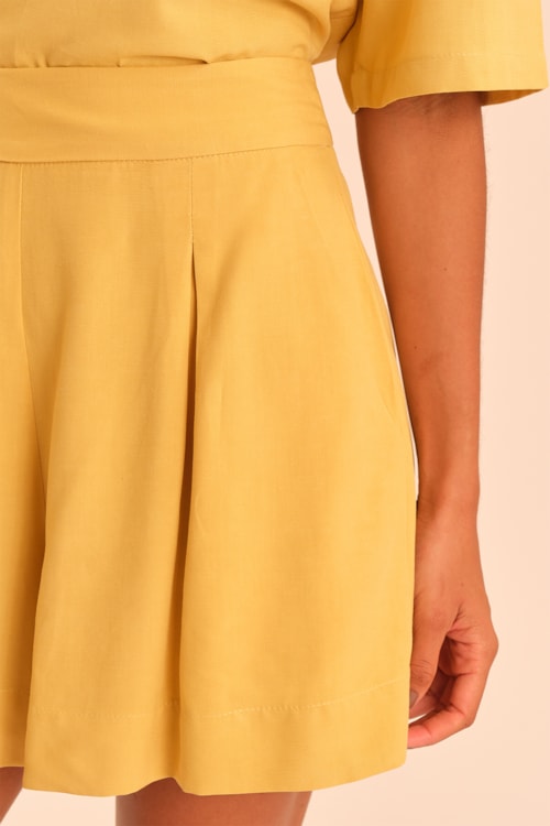 Short Viscose Nilo Amarelo Acafrao - foto 5