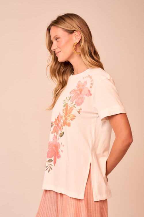 T Shirt Silk Dolce Vita Off - foto 2