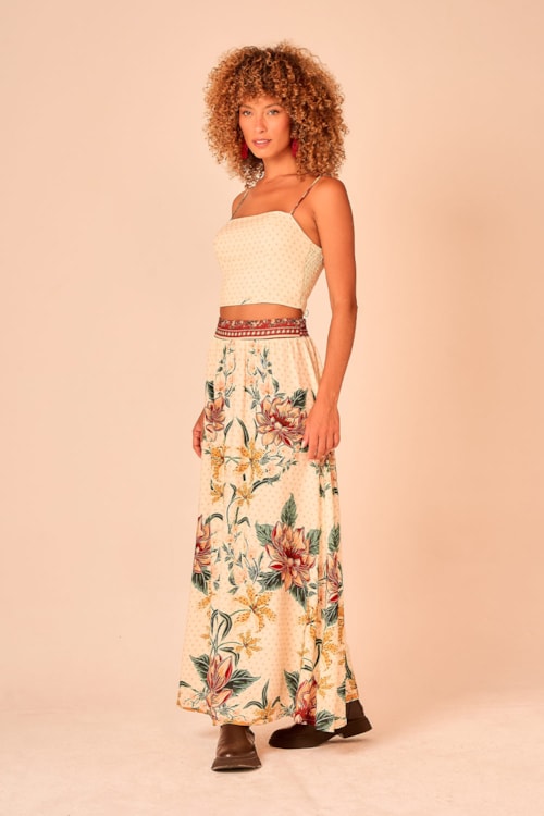 Top Beleza Da Floresta Estampado - foto 4