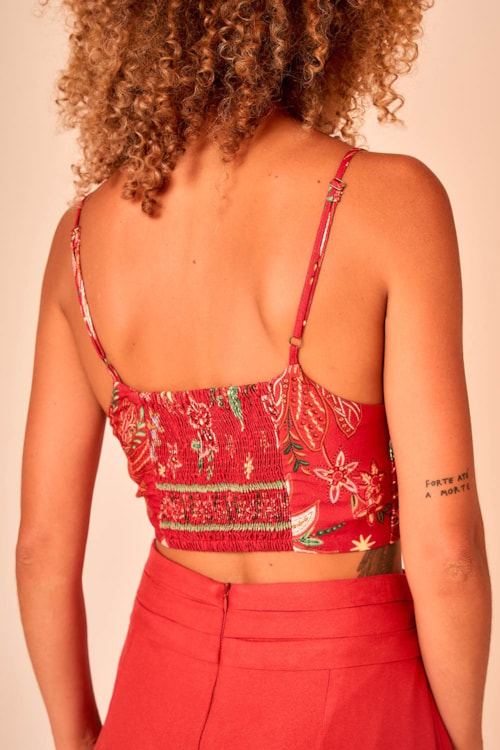 Top Bordado Real Estampado - foto 4