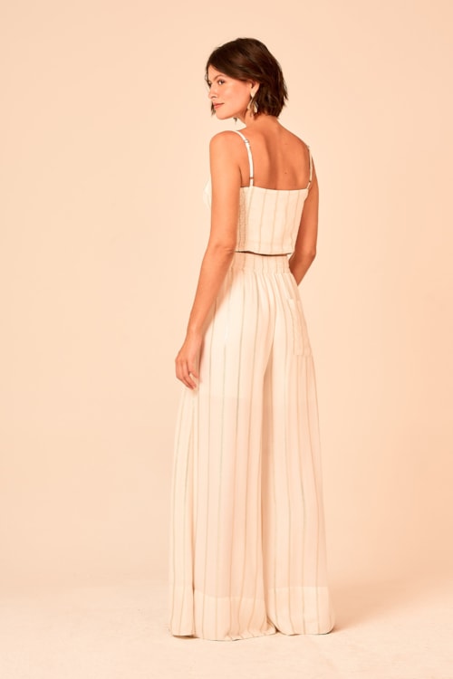 Top Chevron Lurex Off - foto 3
