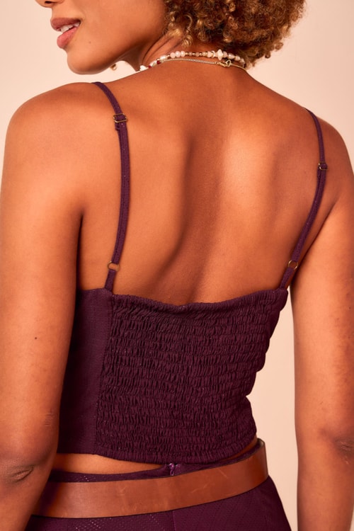 Top Florenca Roxo Berinjela - foto 4