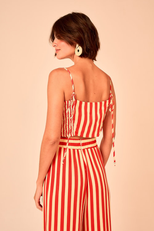 Top Listra Geometric Estampado - foto 2